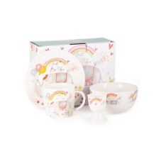 Fissman 4 dalių porcelianinis indų rinkinys vaikams 14057