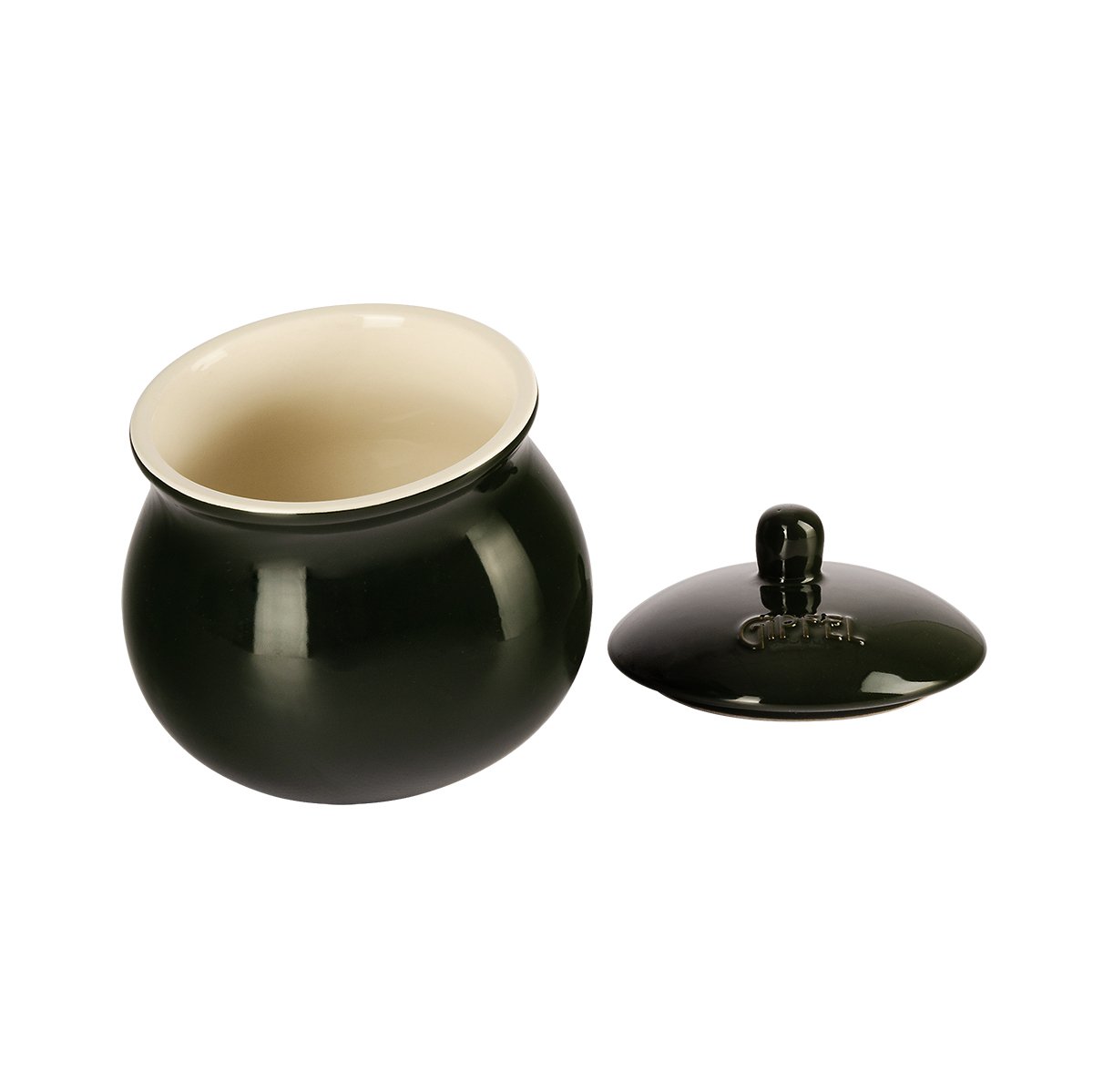 Gipfel Čenakinės – keraminis puodas troškinimui Majolica 11.5x13 cm 3835 - Image 2