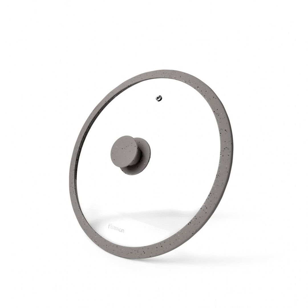 Fissman Stiklinis dangtis su silikoniniu kraštu Arcades 26cm 9924