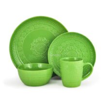 Fissman Keraminių indų rinkinys Motif Green 16 dalių 6281