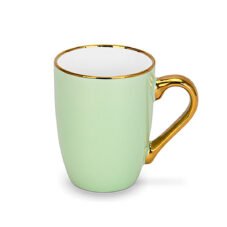 Fissman Porcelianinis puodelis Light Green 360 ml 19197