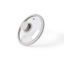 Fissman Stiklinis dangtis su silikoniniu kraštu Arcades Gray 16cm 9994